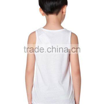 Trend Fancy Printed White Kids Vest photo-3