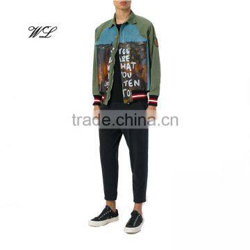 China suppliers casual men's bomber jacket fashion men's clothing custom man jacket