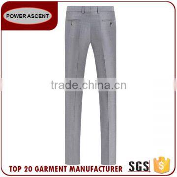 Men'S Custom Design Light Grey Suit Fabric Formal Suits photo-4