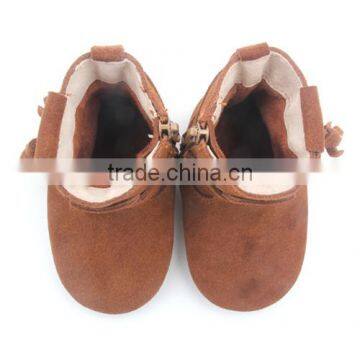 2017 Factory Derictly Wholesale Cheap Leather Baby Shoes of Boots photo-5