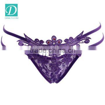 Women Sexy Panties Lace Briefs Girl Lingeries Thongs g-string Flower Panties