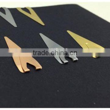 10*25mm Rose Gold /gold /silver Metal Bookmarker photo-5