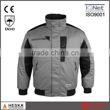 Hot Selling Safety Garment Men Winter Bomber Jacket Pilot Jacket With Waterproof EN343 photo-3