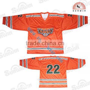 oem wholesale blank jerseys/ hockey jersey custom