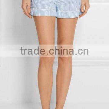 Sleepwear for Women! High Quality Cozy Long Checked Shirt and Shorts Pajamas Set