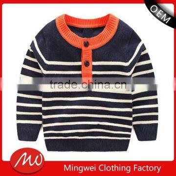 2017 boys stylish woolen new design kids sweater with high quality