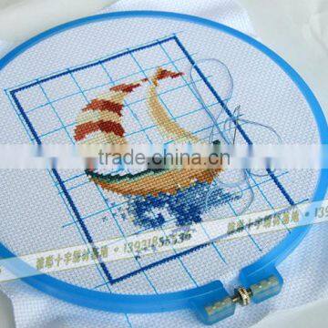 Embroidery hoops of different size for DIY craft lace embroidery