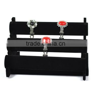 Wholesale Cheap Jewelry Black Velvet Bracelet Bangle Jewelry Display Stand