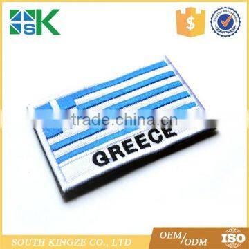 Fashion Wholesale Price Greece National Flag Heat Transfer Patch photo-4