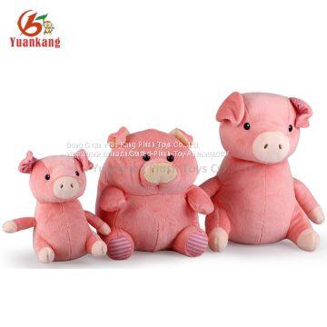 Christmas Stuffed Animal Fluffy Chubby Round Square Pig Wholesale Dancing Singing Cute Fat Black Stuffed Plush Pig Toy photo-4
