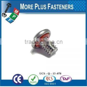Made in Taiwan Flat Head Phillips Head Silicone Stainless Steel Slotted Round Machine Screw Self Sealing Screw photo-4