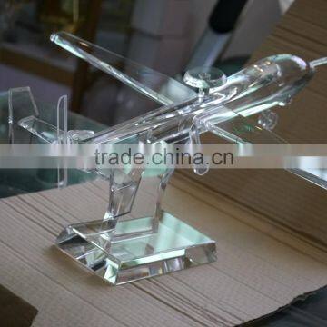 Crystal Airplane Model With Logo and Text Engraved Free photo-6
