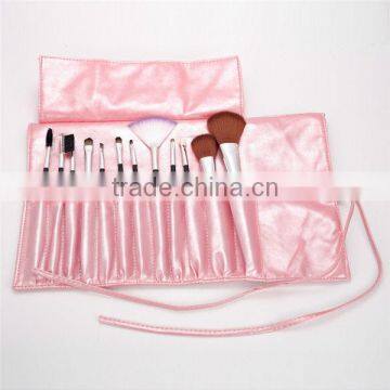 12pcs cosmetic &make up brushes with wooden handle