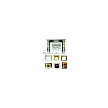 marble fireplace