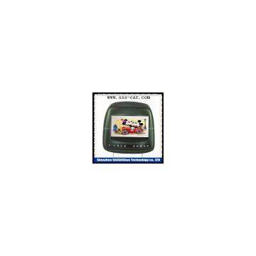 (M-7669TV) TV BABY 7 inch car rear seat headrest tft lcd monitor with hdmi input supprot FM transmitter