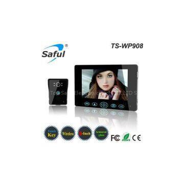 Saful TS-WP908 1V1 2.4GHz Digital 9 inch Wireless Video Door Phone