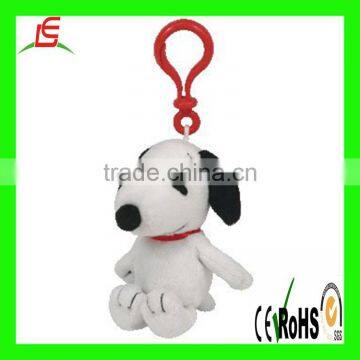 promotional stuffed plush toy snoopy keychain with 10cm