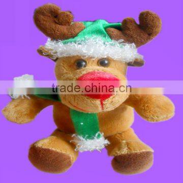 factory supply plush elk toy for Christmas &plush elk toy