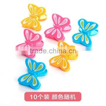 Promotional plastic megnetic decorative bread food bag peg sealing clips