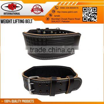 Custom Leather Weightlifting Belt / Crossfit Training Belt Gym Fitness Weight lifting