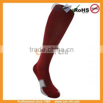 quality thicken two layer sport soccer socks