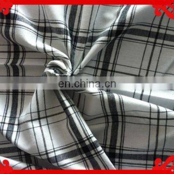 2015 latest Italy design pattern poly cotton yellow navy check brushed flannel twill or brushed melange fuzzy heavy fabric