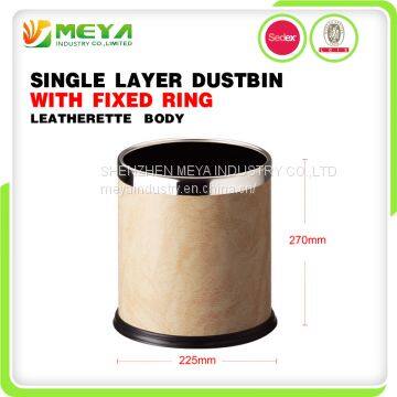 Recycle Metal Indoor Rubbish Garbage Waste Bin Trash Can With Fixed Rings photo-5