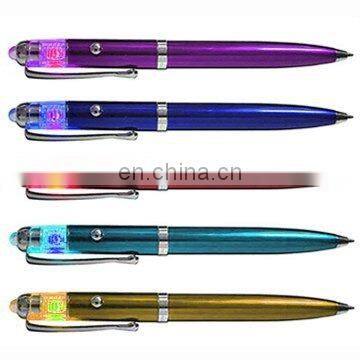 LED blinking ballpoint pen with button