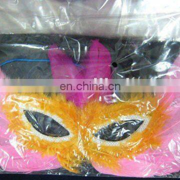 Hot sale carnival costume feather mask CM-06