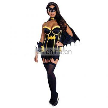 CG-COS1004 Super girl costume bat women costume