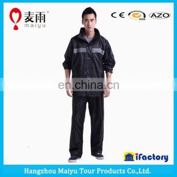 Black Comfortable Unisex Windproof Waterproof Breathable Pants photo-3