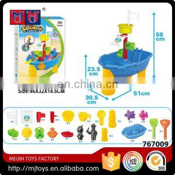 Plastic sand playing set beach toys outdoor toys beach boat for kids