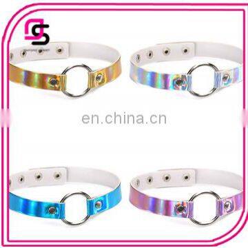 2017 hotselling women laser choker, different color laser choker