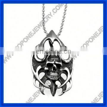 2014 Men's Special Design China Gothic new bezel setting skull pendant