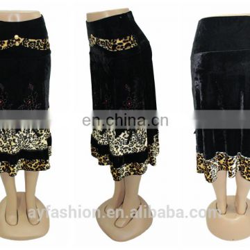 Latest design long maxi skirt made in china for woman