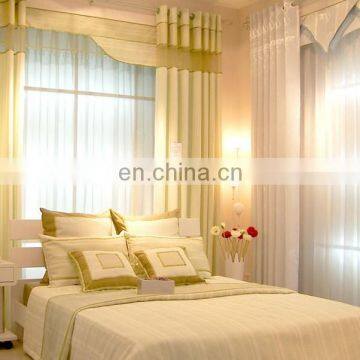 trade assurance simple clean modern home decoration organza curtain