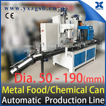 Auto Small Chemical Can Packaging Making Machinery Production Line for 0.25-5L Tin Can photo-2