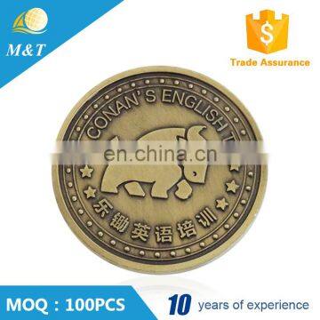 New product best price custom metal training institution coin
