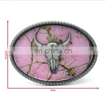 Zinc Alloy Casting 100mm Oval Shape Metal Buckle With Eagle Pattern photo-3