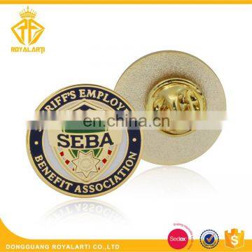 Sheriff's Employees' Benefit Association Enamel Metal Lapel Pin Badge