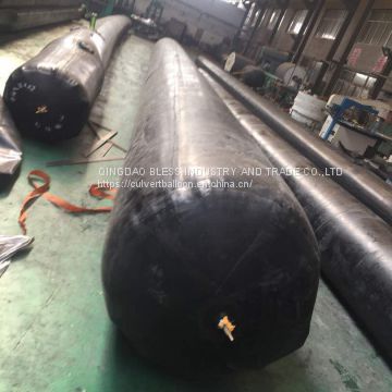 Culvert Construction Inflated Rubber Balloons, pneumatic rubber balloon