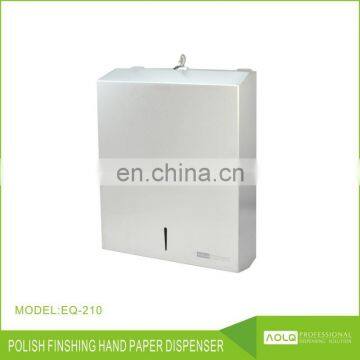 Stainless steel N fold paper dispenser,metal tissue dispenser