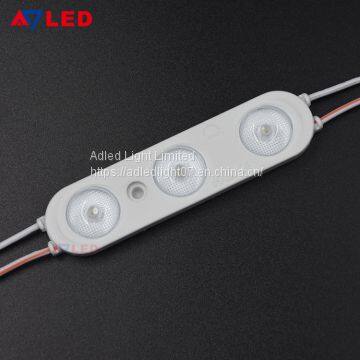 Ce&rohs Shenzhen Manufacturer 3 Lamp White Smd 2835 Waterproof Injection Light Led Module With Lens photo-5