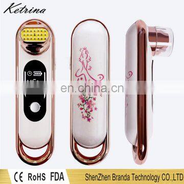 KFB203 low frequency therapy device face massager temperature control EMS+electroporation beauty device