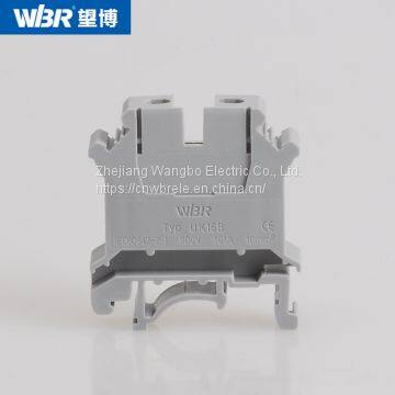 Din rail terminal blocks UK16B Pure copper connector Screw terminal block