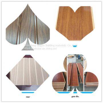 Wood-Grained PVC Gypsum Ceiling, High Quality Is More Fire and Moisture Resistant photo-4