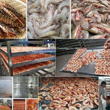 Shrimp, fish drying, seafood dryer