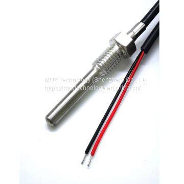 PT1000 Pt100 Temperature Transmitter Probe Class A RTD Temperature Sensor Stainless Steel 2 Wire Waterproof M6 M8 Thread photo-4
