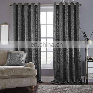 Wholesale Jacquard Blackout Ready Made Curtain For Living Room Set