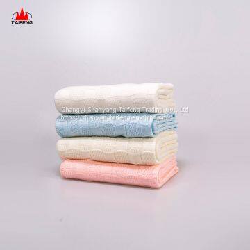Soft Touch Newborn Baby Crib Use Blankets Bedding Wrap Blanket Shawl Factory Blanket